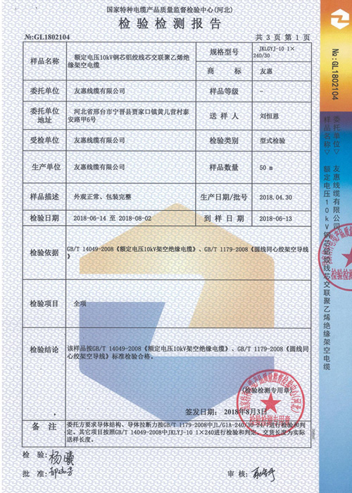 检验报告