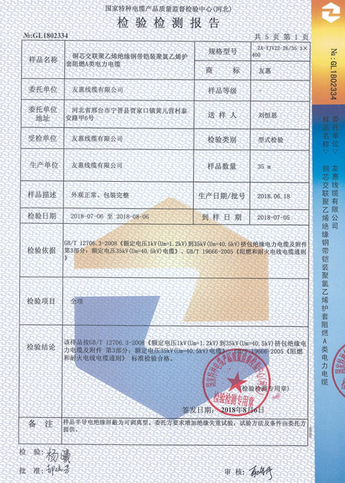 检验报告